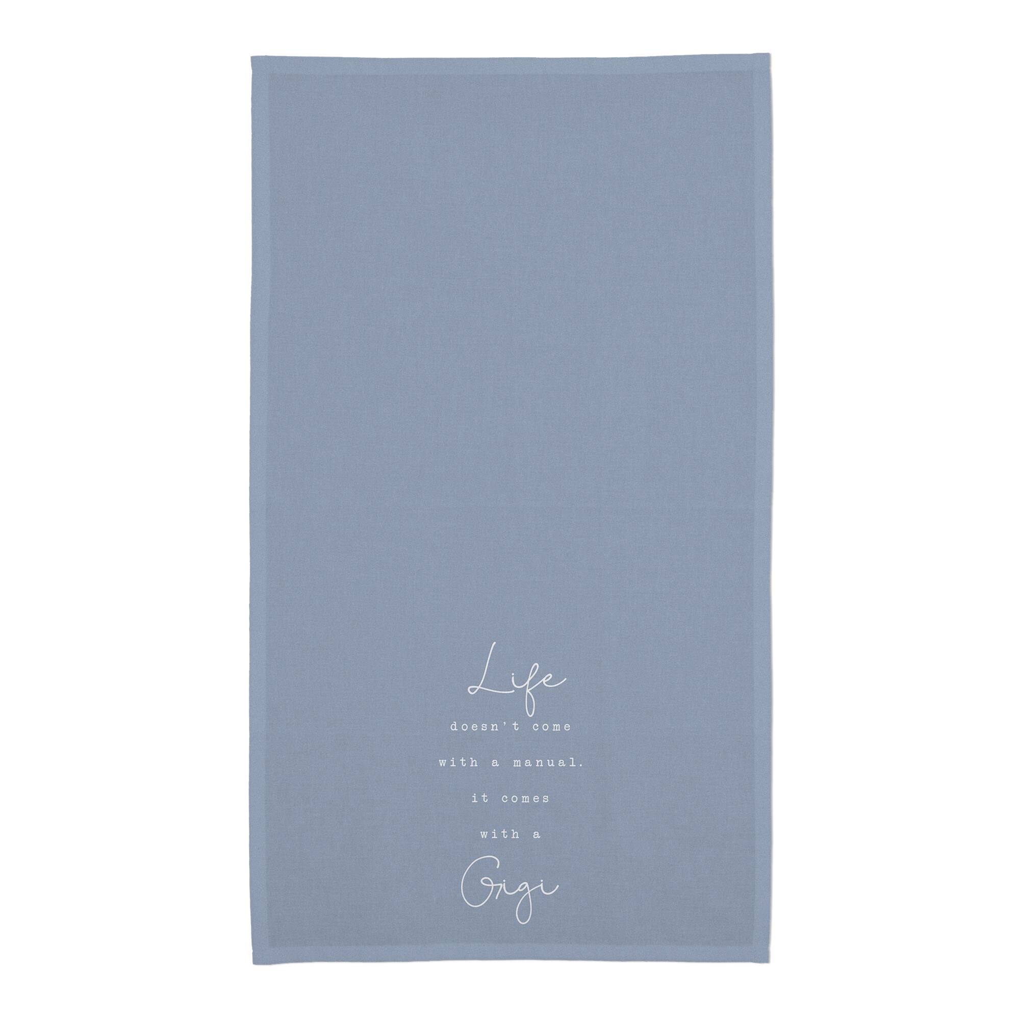 Life Comes with a Gigi Cotton Twill Tea Towel Set